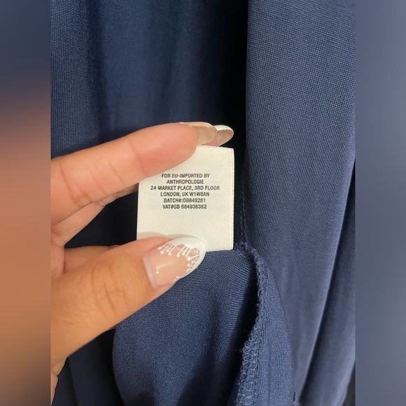 Maeve Navy Open Front Cardigan - Picture 7 of 8